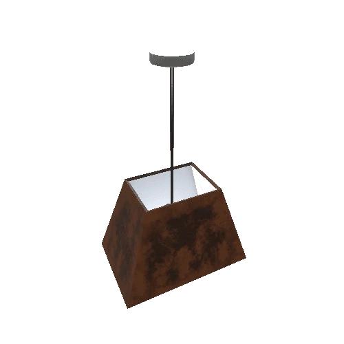 Hanging Light-001 - Trapezoid Shade Copper